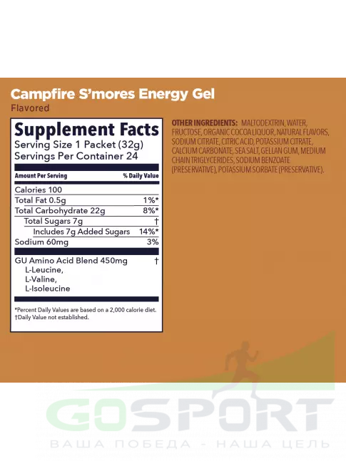 Энергетический гель питьевой GU Energy Labs Gel MIX 3 x 32 г, Микс №10