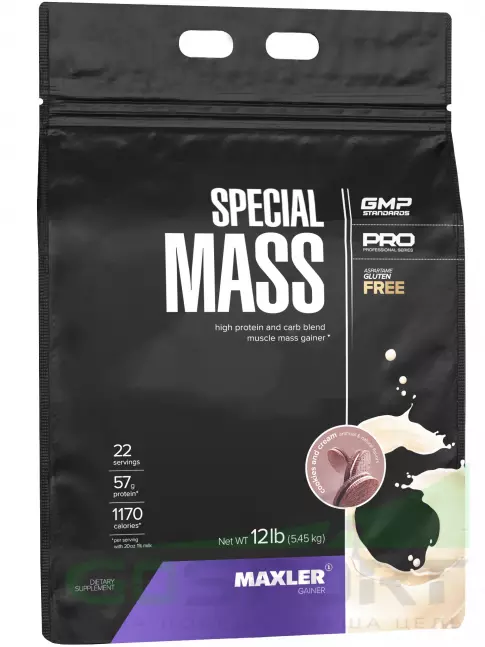 Гейнер MAXLER Special Mass Gainer 5450 г, Печенье с Кремом