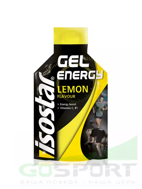 Энергетический гель питьевой ISOSTAR Energy Gel no caffeine 1 саше, Лимон