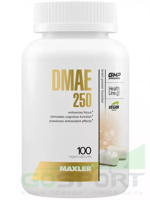 MAXLER DMAE 250 mg 100 капсул MAXLER DMAE 250 mg 100 капсул