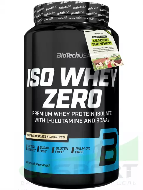 Изолят протеина BioTechUSA Iso Whey Zero 908 г, Белый шоколад