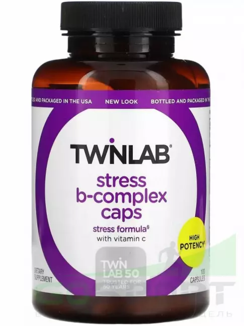  Twinlab Stress B-Complex 100 капсул