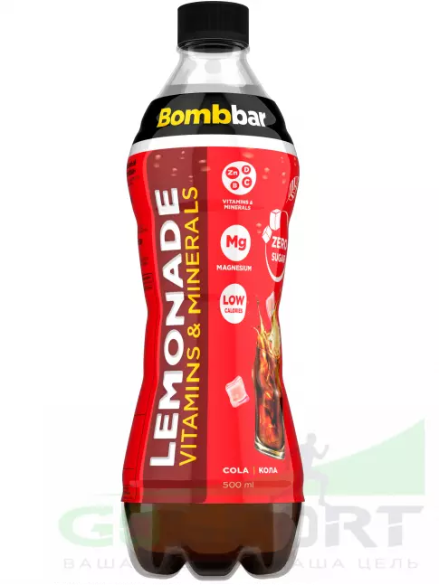 Диетический продукт BombBar Лимонад с витаминами и минералами 500 мл, Кола