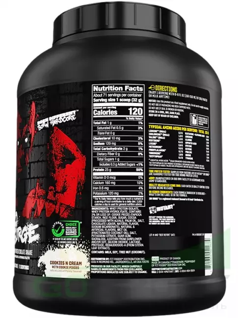  Mutant Iso Surge 2270 г, Печенье с Кремом