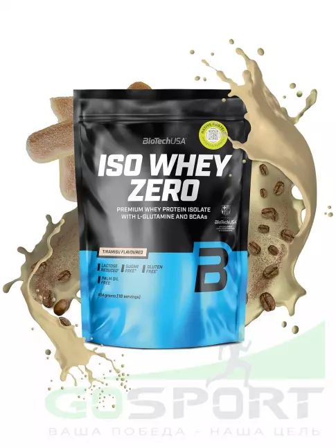 Изолят протеина BioTechUSA Iso Whey Zero 454 г, Тирамису