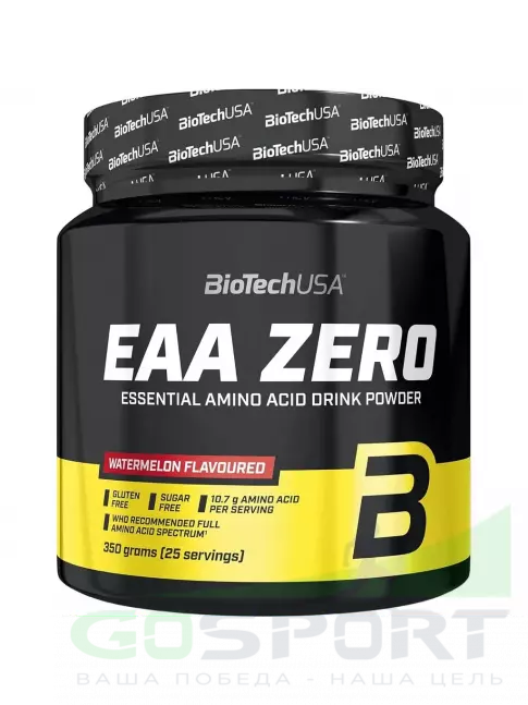 Аминокислоты BiotechUSA EAA Zero 350 г, Арбуз Аминокислоты BiotechUSA EAA Zero 350 г, Арбуз
