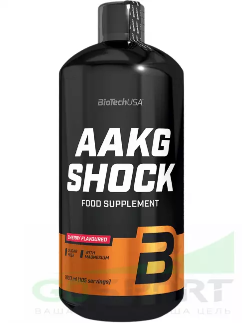 Аргинин / AAKG BioTechUSA AAKG Shock 1000 мл, Вишня Аргинин / AAKG BioTechUSA AAKG Shock 1000 мл, Вишня
