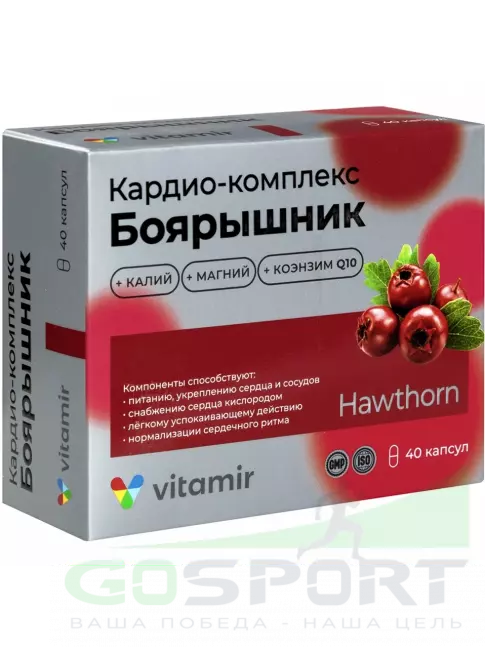 Экстракты ВИТАМИР Кардио-комплекс Боярышник 40 капсул