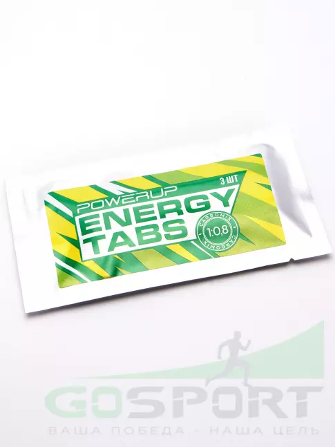 Углеводная загрузка Powerup Energy Tabs 3 таблетки