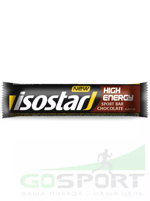 Энергетический батончик ISOSTAR High Energy 1 батончик x 35 г, Шоколад