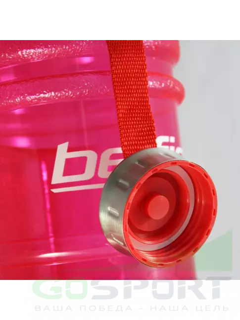 Бутылочки 1000 мл Be First Бутылка для воды 2200 мл (TS 220  прозрачная) 2200 мл, Красный