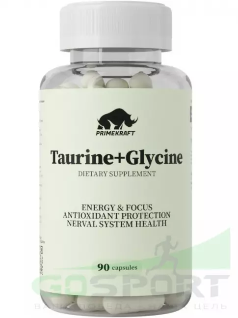 Таурин PRIMEKRAFT Taurine+ Glycine 90 капсул