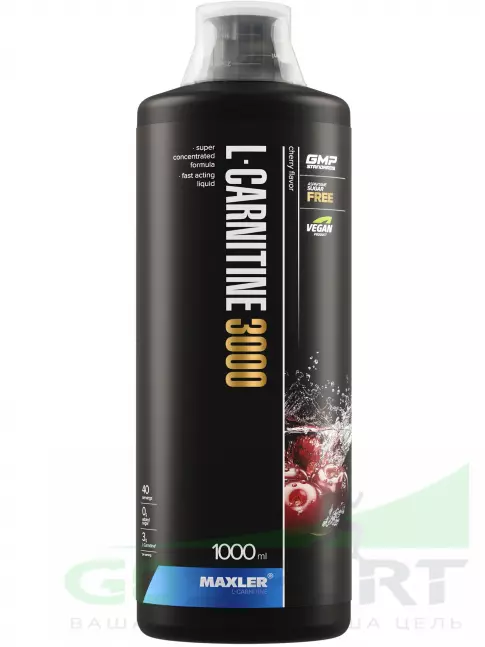 L-Карнитин жидкий MAXLER L-Carnitine 3000 mg 1000 мл, Вишня