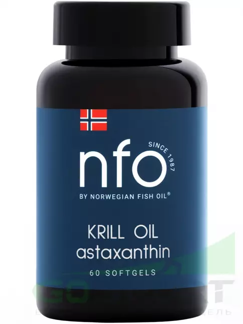 Омега-3 NFO Krill oil 10 mg 60 капсул