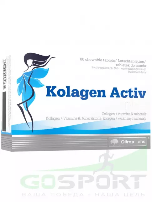 Коллаген 1,2,3 тип OLIMP Kolagen Activ Plus 80 таблеток Коллаген 1,2,3 тип OLIMP Kolagen Activ Plus 80 таблеток