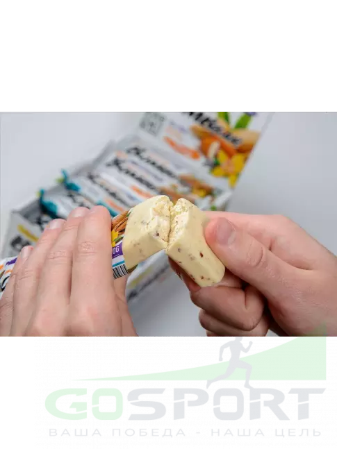 Протеиновый батончик BombBar Protein Bar 20 x 60 г, Миндаль-ваниль