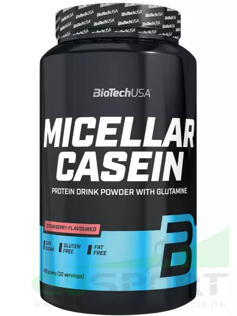 Казеиновый протеин BioTechUSA Micellar Casein 908 г, Клубника Казеиновый протеин BioTechUSA Micellar Casein 908 г, Клубника