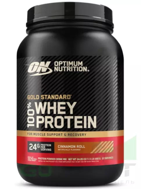 Сывороточный протеин Optimum Nutrition 100% Whey Protein Gold Standard 682 г, Булочка с корицей