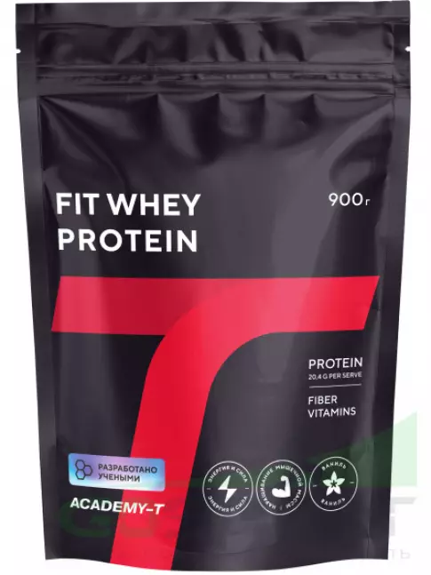 Гейнер Академия-Т Fit Whey Protein 900 г, Ваниль