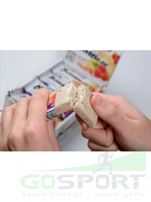 Протеиновый батончик BombBar Protein Bar 60 г, Малиновый чизкейк