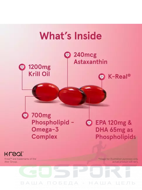  Jarrow Formulas Krill Oil 60 гелевых капсул
