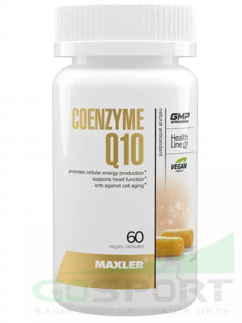  MAXLER Coenzyme Q10 USA 60 веганских капсул