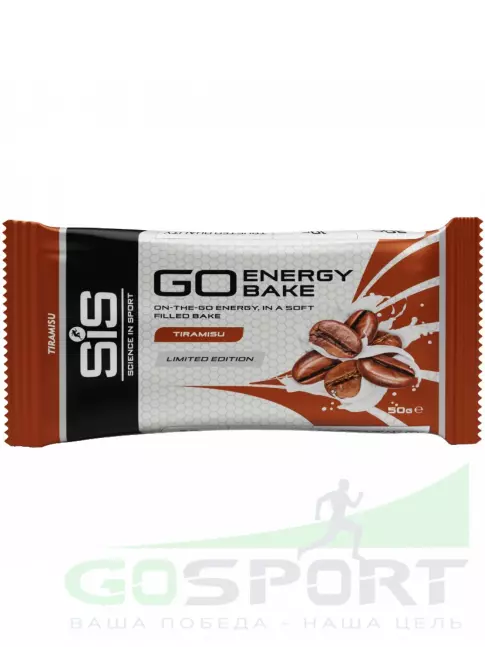 Энергетический батончик SCIENCE IN SPORT (SiS) GO Energy Bake 5 x 50 г, Тирамису