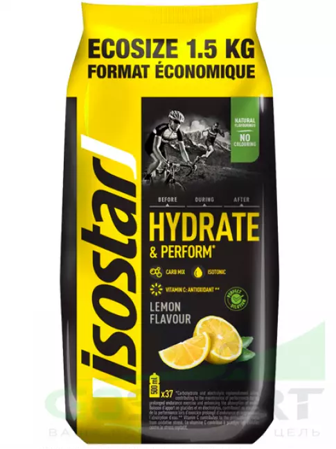 Изотоник Isostar Hydrate & Perform 1500 г, Лимон