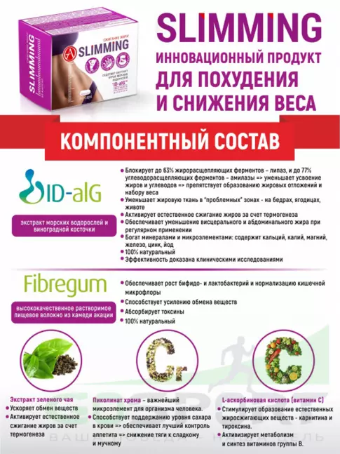  АКАДЕМИЯ-Т Slimming 60 капсул