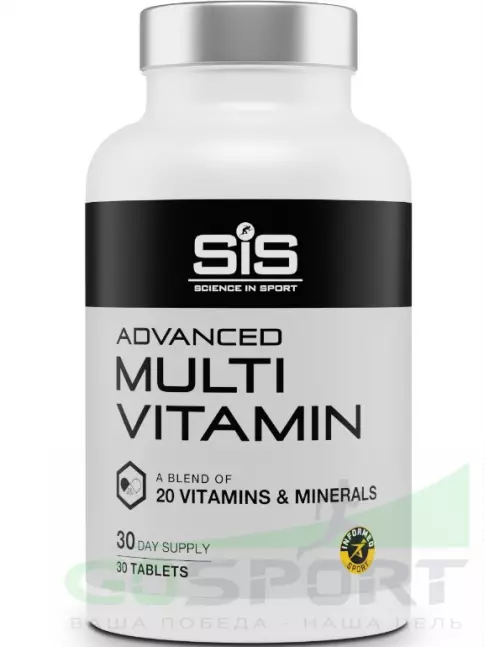 Витаминный комплекс SCIENCE IN SPORT (SiS) Advanced Multivitamins 30 таблеток