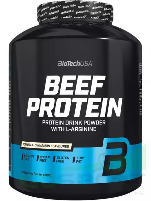 Говяжий протеин BioTechUSA Beef Protein 1816 г, Ваниль-Корица Говяжий протеин BioTechUSA Beef Protein 1816 г, Ваниль-Корица