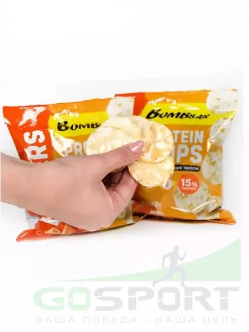 Чипсы BombBar Protein Chips 6 x 50 г, Нежный сыр