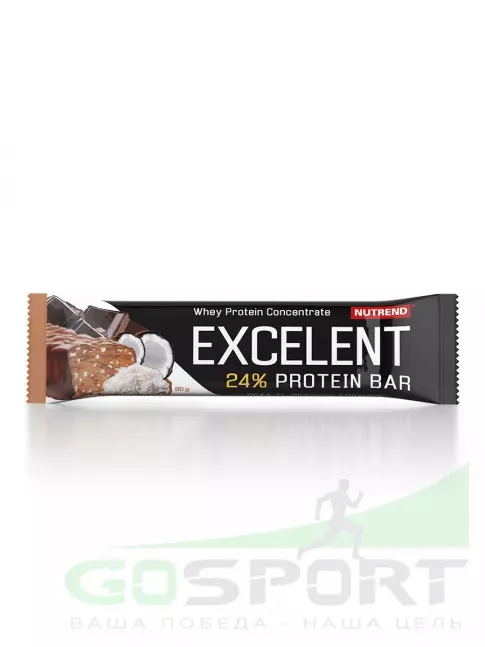 Протеиновый батончик NUTREND Excelent Protein Bar 85 г, Шоколад-Кокос