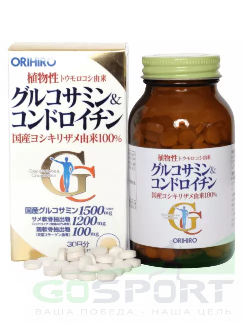Глюкозамин хондроитин ORIHIRO Глюкозамин и хондроитин 360 таблеток