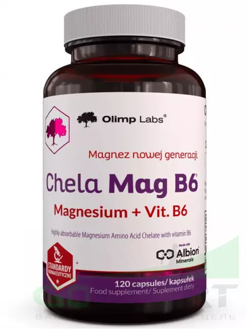 OLIMP Chela-Mag B6 100 мг 120 капсул OLIMP Chela-Mag B6 100 мг 120 капсул