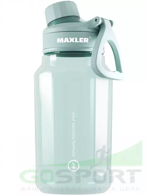  MAXLER Water Bottle Shake&Mix 750 мл, Серо-голубой