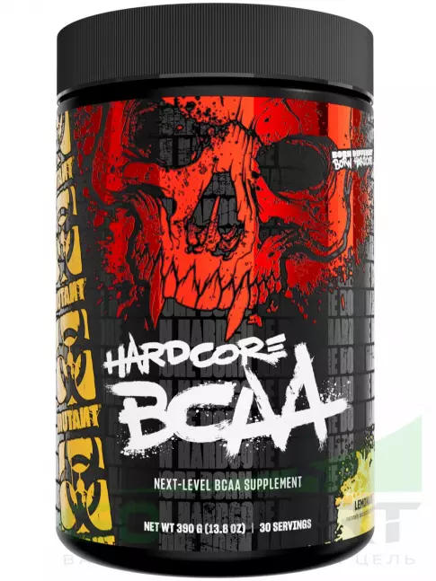 БСАА Mutant HARDCORE BCAA 390 г, Лимонад
