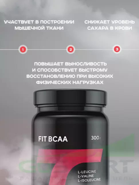 Аминокислоты Академия-Т FIT BCAA 300 г, Апельсин