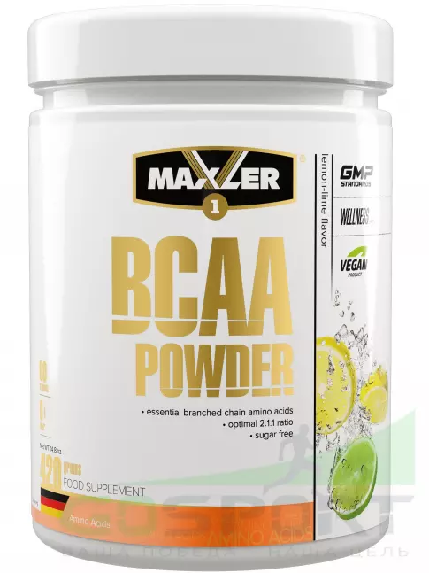 БСАА MAXLER BCAA Powder 2:1:1 Sugar Free EU 420 г, Лимон - Лайм