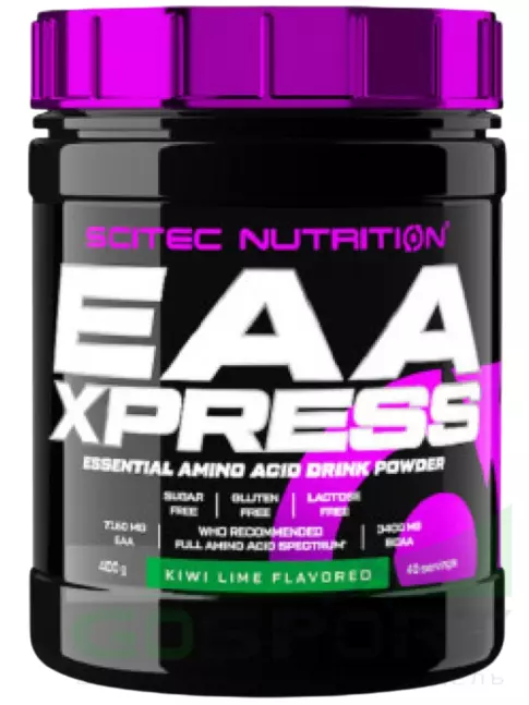 Аминокислоты Scitec Nutrition EAA Xpress 400 г, Киви - лайм Аминокислоты Scitec Nutrition EAA Xpress 400 г, Киви - лайм
