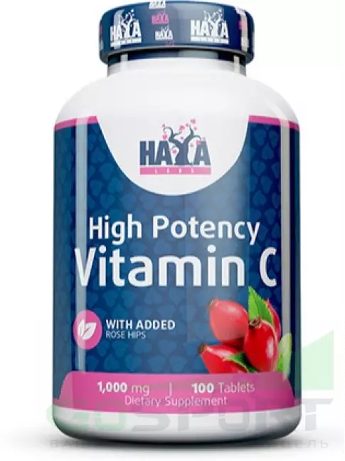 Витамин C Haya Labs High Potency Vitamin C 1000 mg 100 таблеток