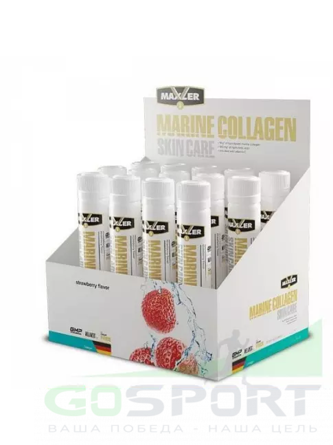  MAXLER Marine Collagen Skin Care 14 x 25 мл, Клубника