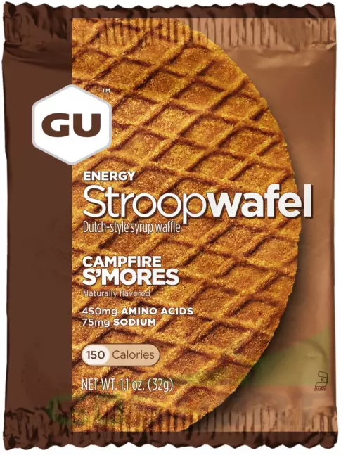 Энергетический батончик GU ENERGY GU ENERGY STROOPWAFEL no caffeine 1 вафля, Воздушное печенье