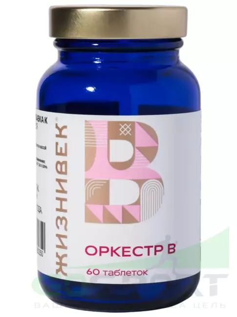 Витамины группы B Жизнивек Оркестр B 60 таблеток