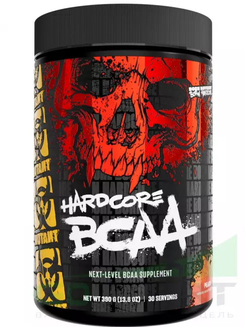 БСАА Mutant HARDCORE BCAA 390 г, Персик