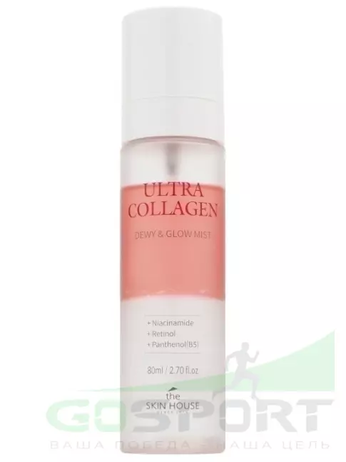 Мисты для лица THE SKIN HOUSE Ultra Collagen Dewy & Glow Mist 80 мл Мисты для лица THE SKIN HOUSE Ultra Collagen Dewy & Glow Mist 80 мл