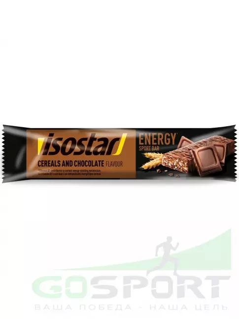 Энергетический батончик ISOSTAR High Energy 1 батончик x 35 г, Шоколад