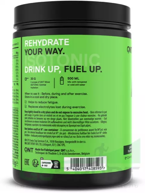 Изотоник QNT Isotonic Powder 660 г, Лимон