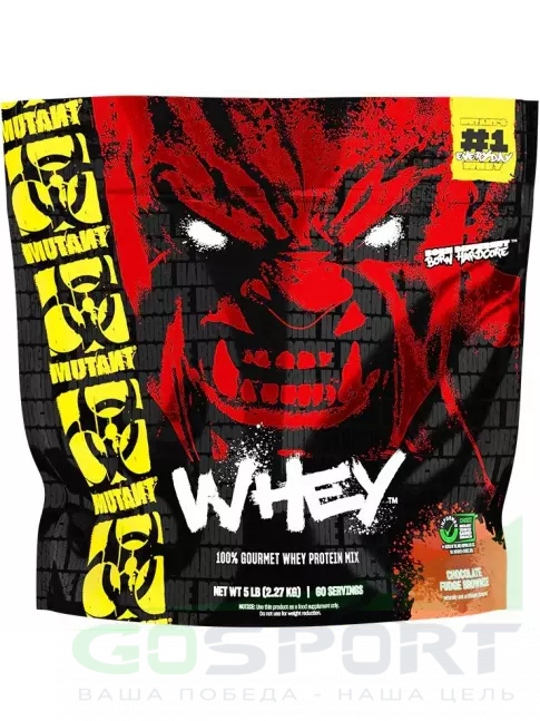  Mutant Whey 2270 г, Брауни с шоколадной помадкой