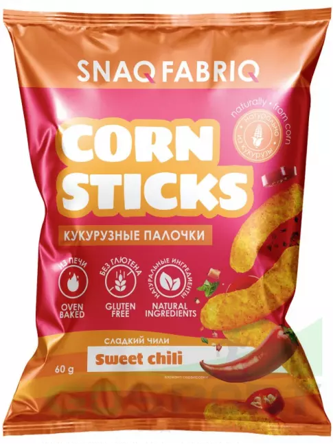 Снеки SNAQ FABRIQ Кукурузные палочки Corn Sticks 60 г